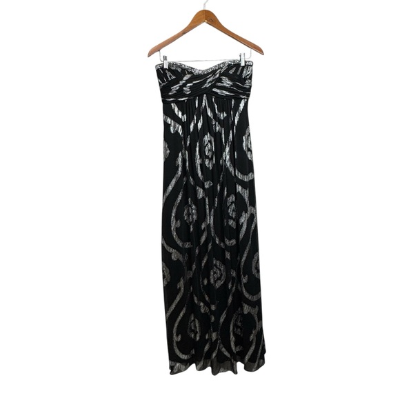 Oleg Cassini Dresses & Skirts - Oleg Cassini Elegant Black and White Strapless‎ Maxi Dress
